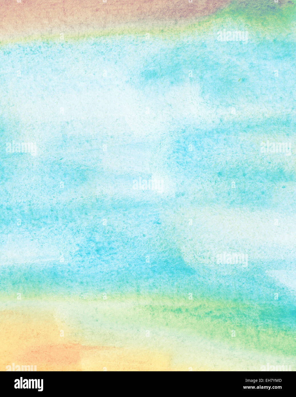 Abstract watercolor sky Stock Photo