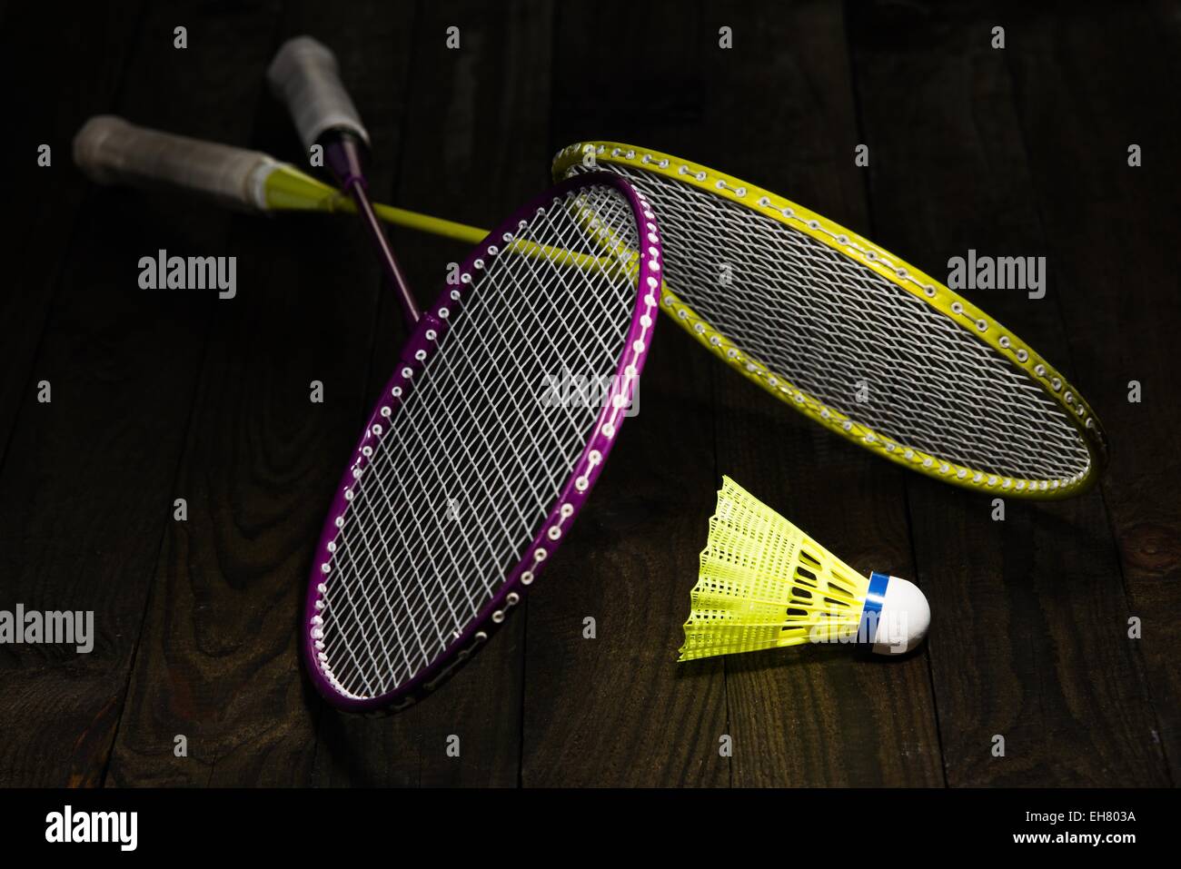 Badminton equipment Stock Photo Alamy