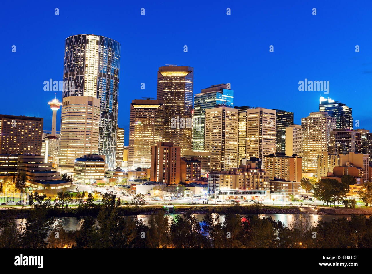Downtown calgary river hi-res stock photography and images - Alamy
