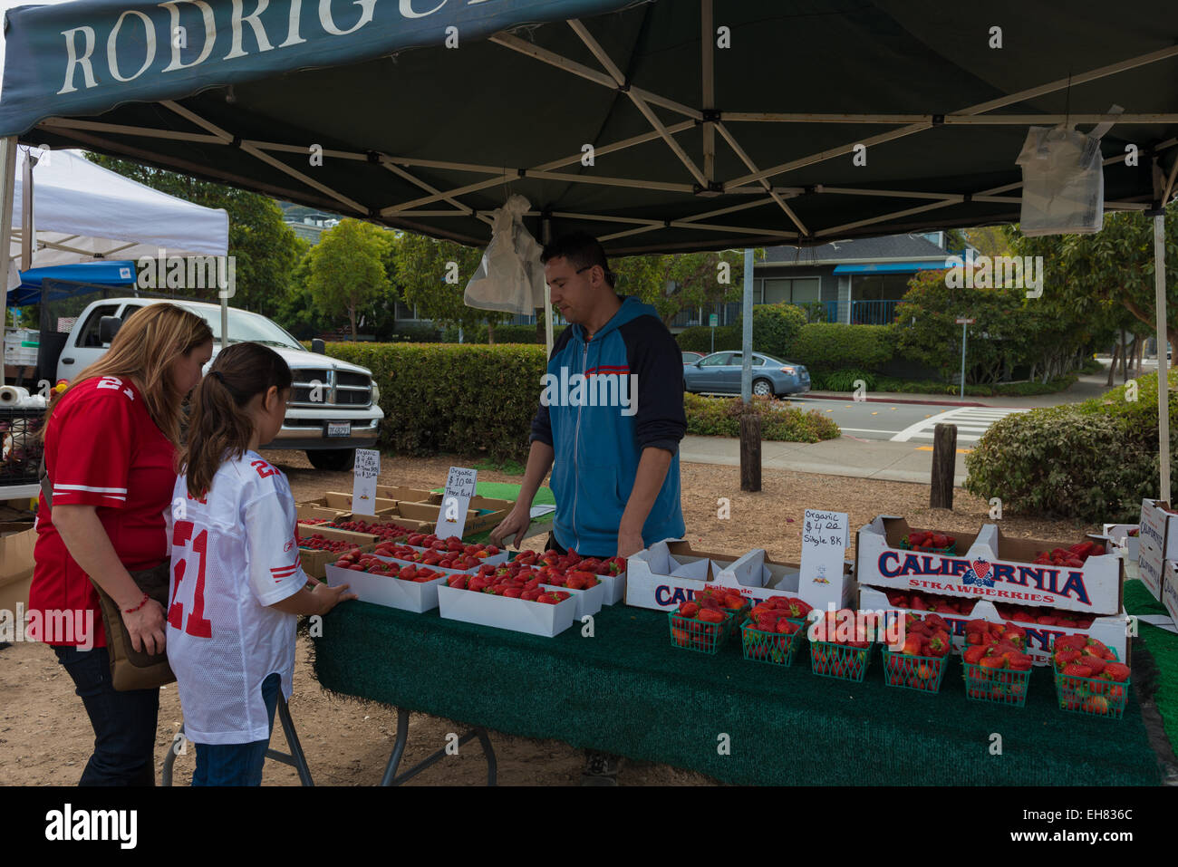 Farmers Market Usa Strawberries High Resolution Stock Photography and ...