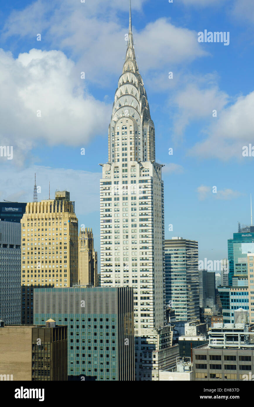 The Chrysler Building, Manhattan, New York City, New York, United States of America, North America Stock Photo