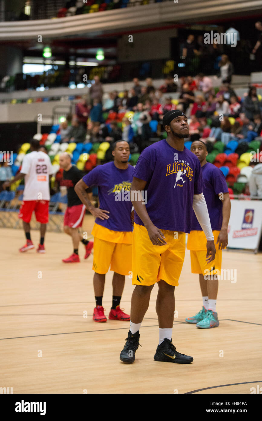 The London Lions basketball team play Leicester Riders, in the second