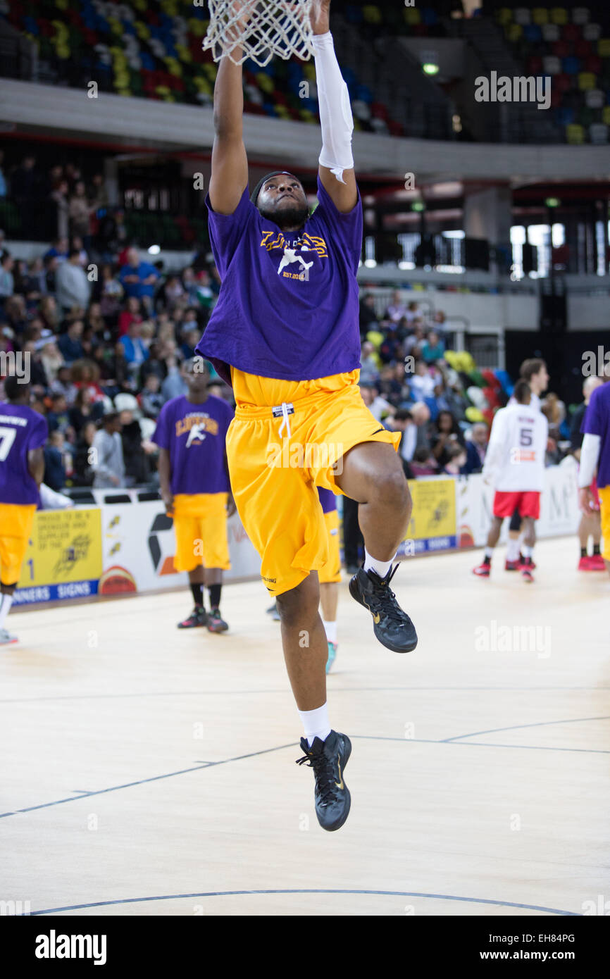The London Lions basketball team play Leicester Riders, in the second