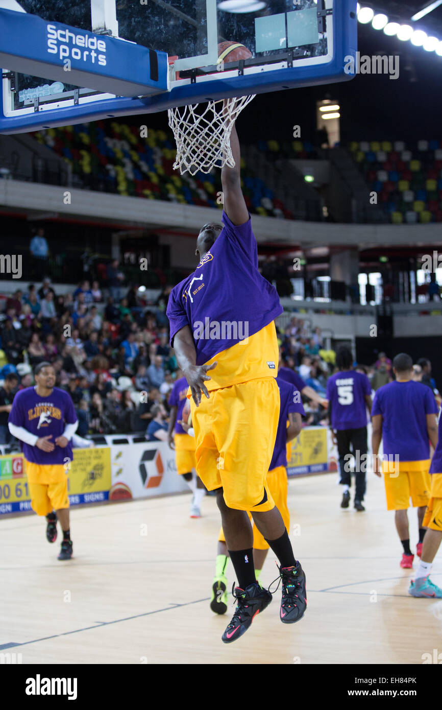 The London Lions basketball team play Leicester Riders, in the second