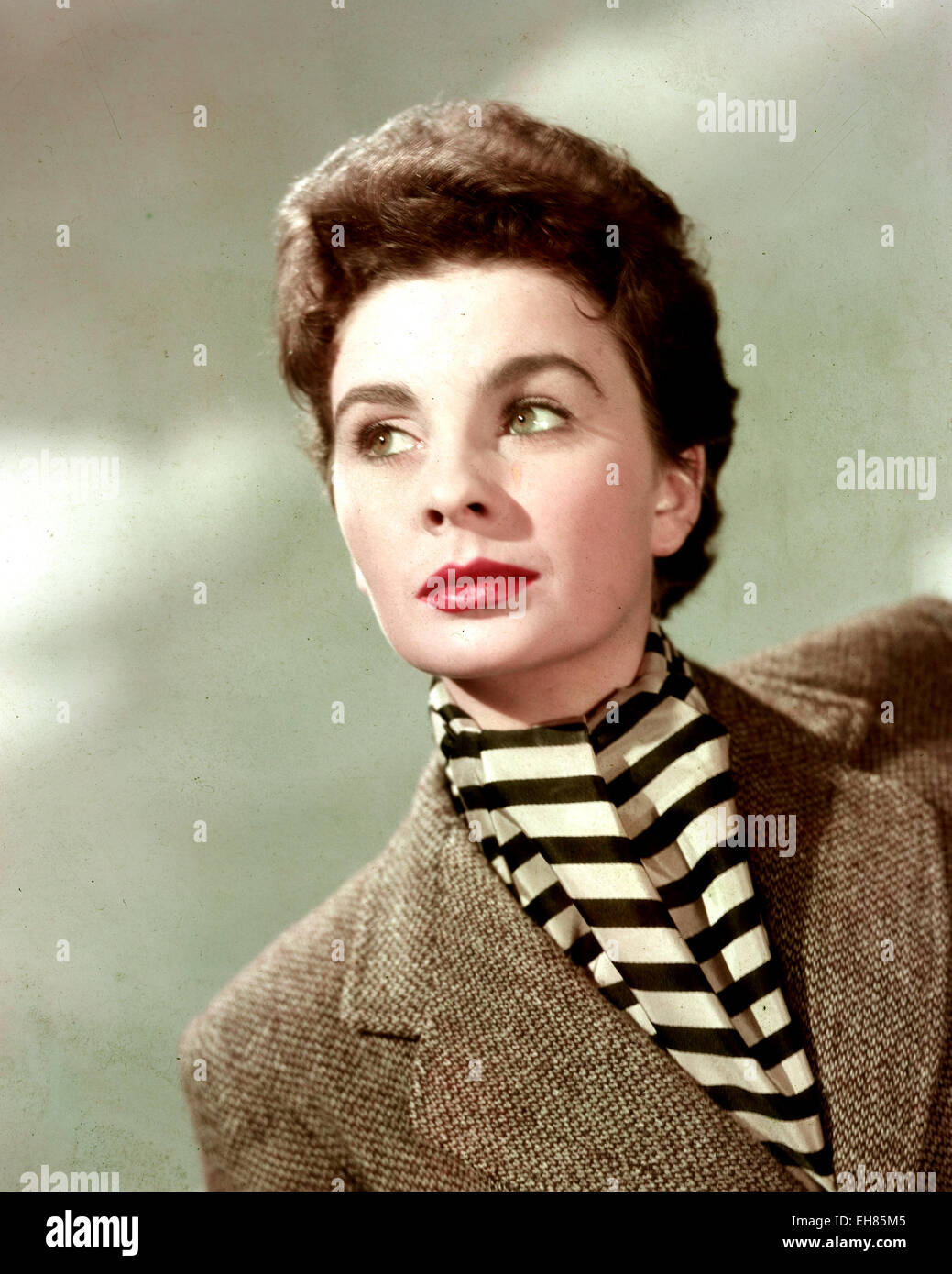 JEAN SIMMONS (1929-2010) English film actress about 1952 Stock Photo
