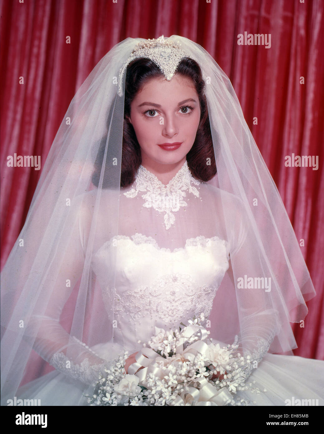 PIER ANGELI (1932-1971) Italian-American film actress before her marriage to Vic Damone in 1954 Stock Photo