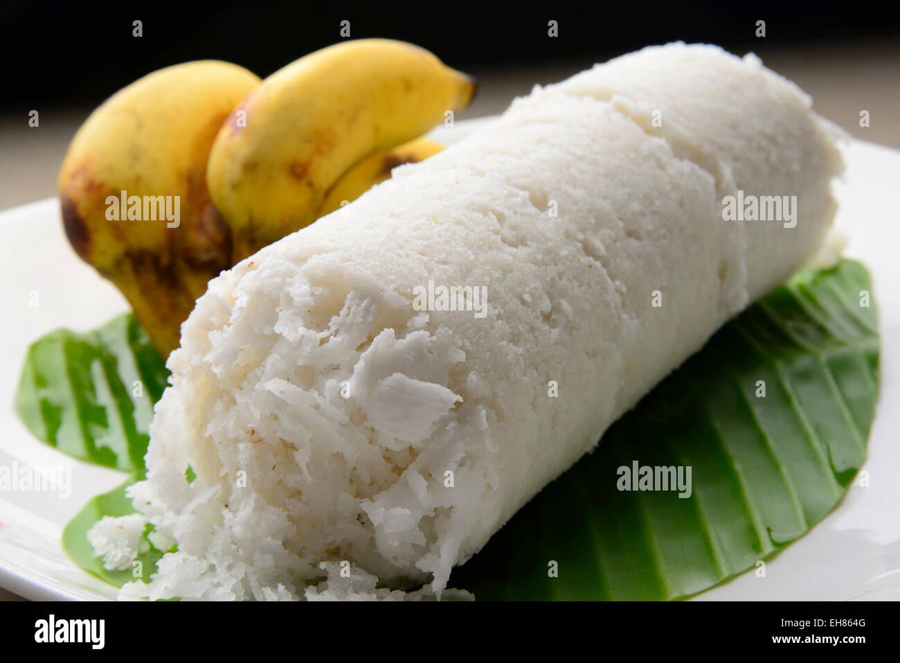 White Rice Puttu Stock Photo