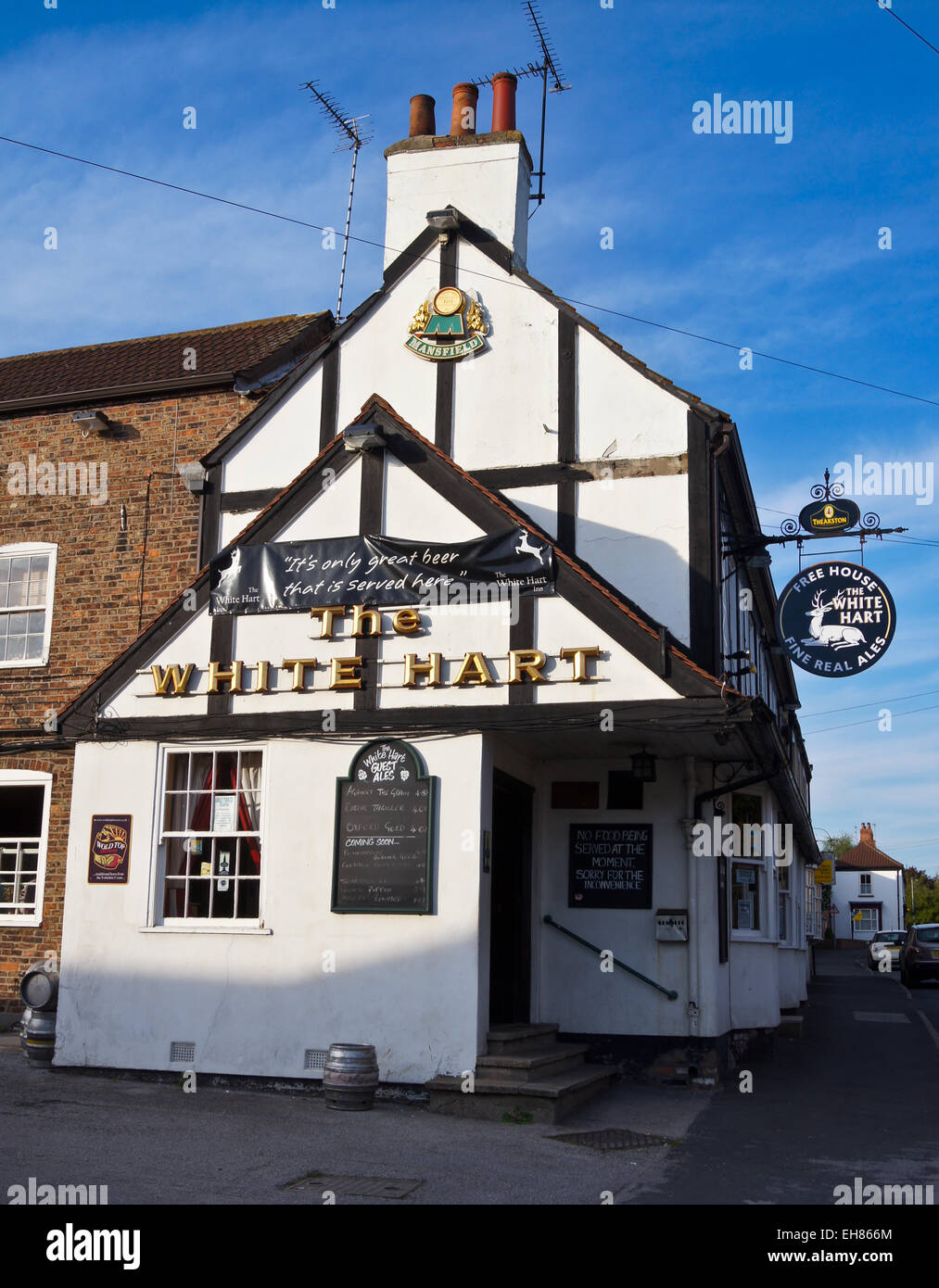 White Hart pub, Mansfield Brewery, North Cave, East Riding, Yorkshire