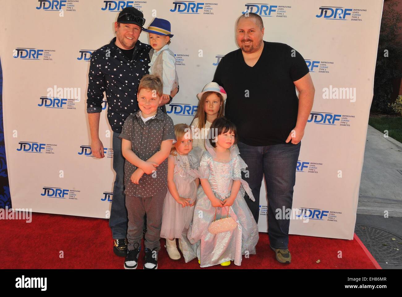 Los Angeles, CA, USA. 8th Mar, 2015. Bill Horn, Scout Masterson at arrivals for Disney's CINDERELLA Advance Screening to Benefit Juvenile Diabetes Research LA, Disney Main Theater, Los Angeles, CA March 8, 2015. © Dee Cercone/Everett Collection/Alamy Live Stock Photo