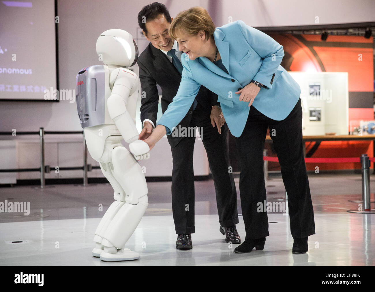 Tokyo, Japan. 09th Mar, 2015. German Chancellor Angela Merkel (CDU) and 