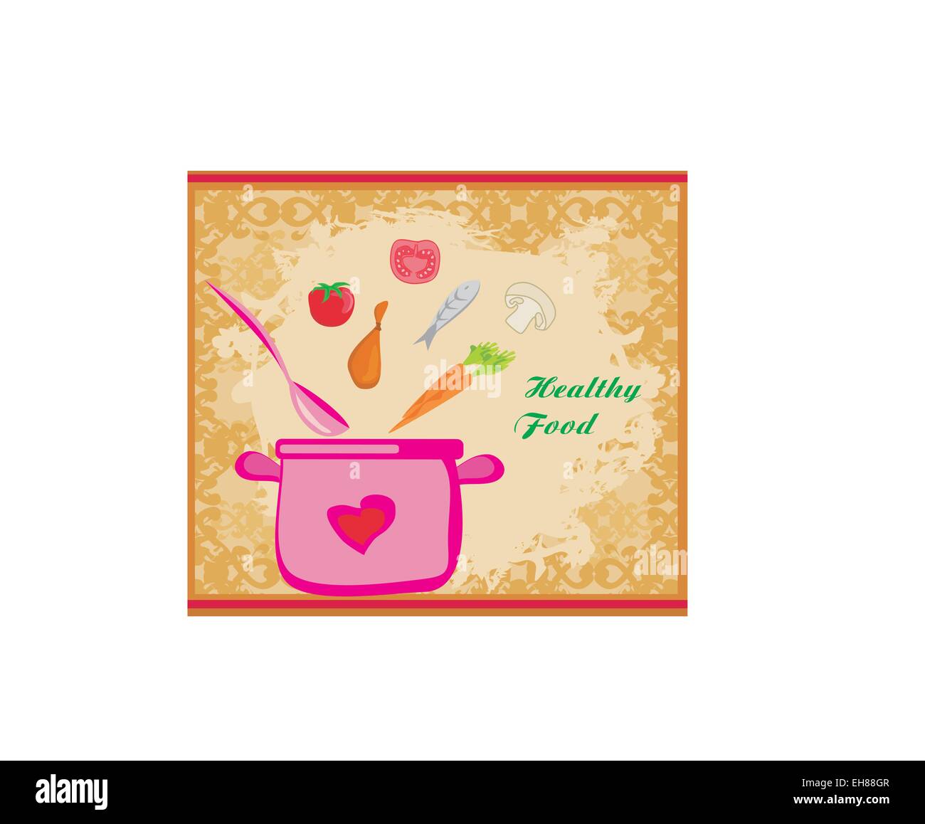 banner healthy food Stock Vector Image & Art - Alamy