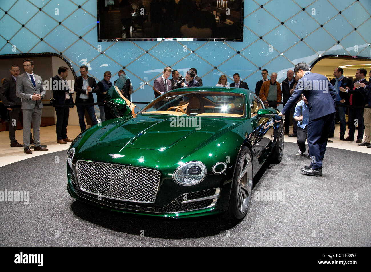 Bentley EXP 10 Speed 6 Concept at the Geneva motor show 2015 Stock Photo