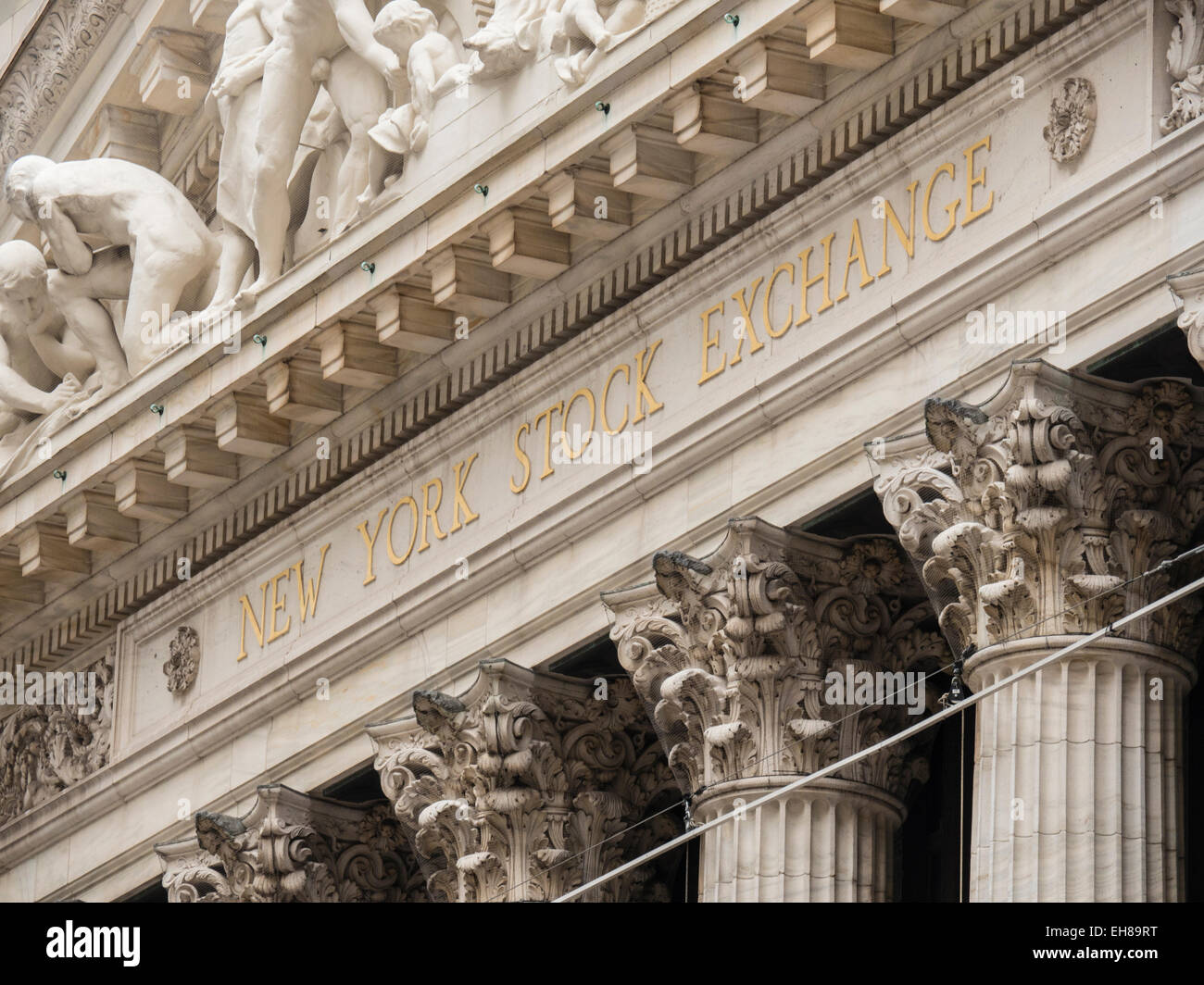 New York Stock Exchange, Wall Street, Manhattan, New York City, New York, United States of America, North America Stock Photo