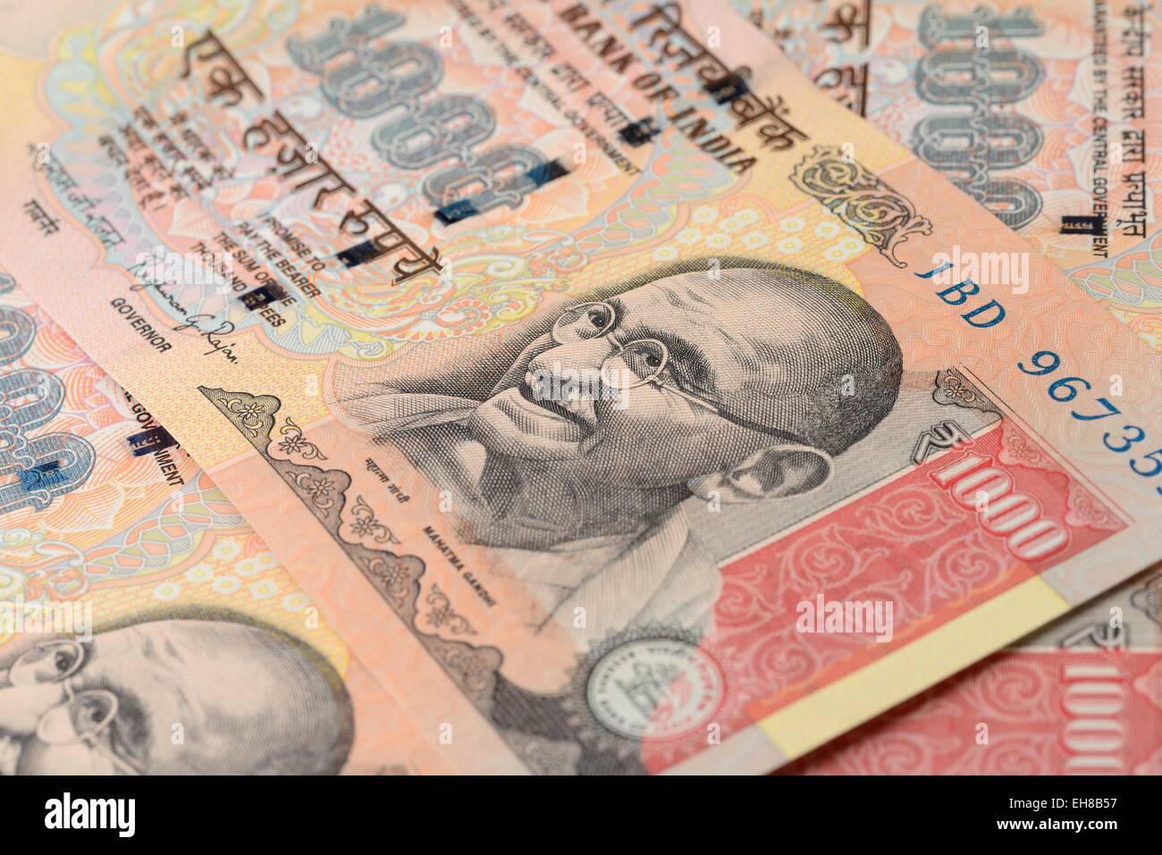 Indian Currency Stock Photo