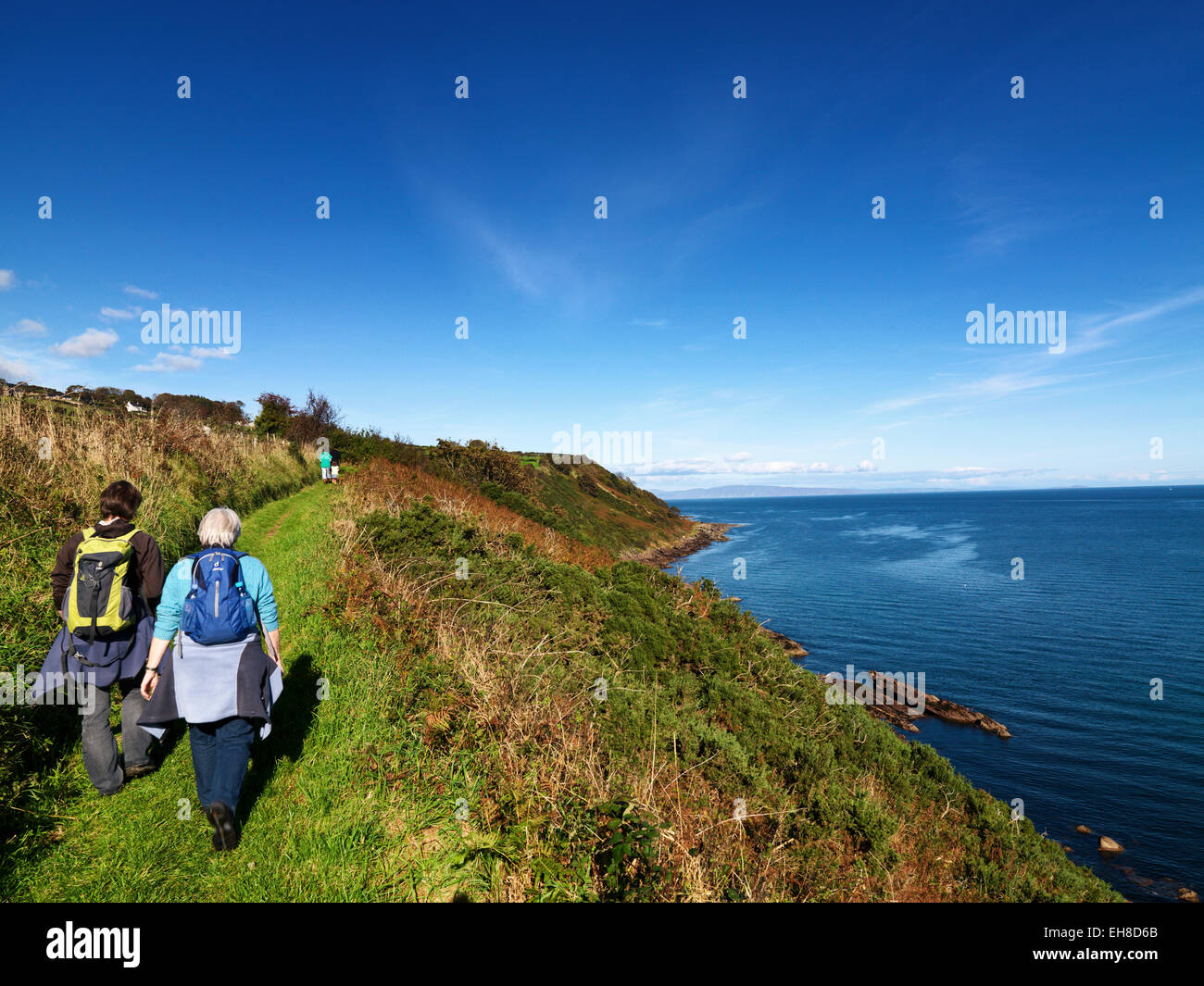 Cushendall cliff walk, Antrim Coast northern ireland, glens of antrim Stock Photo