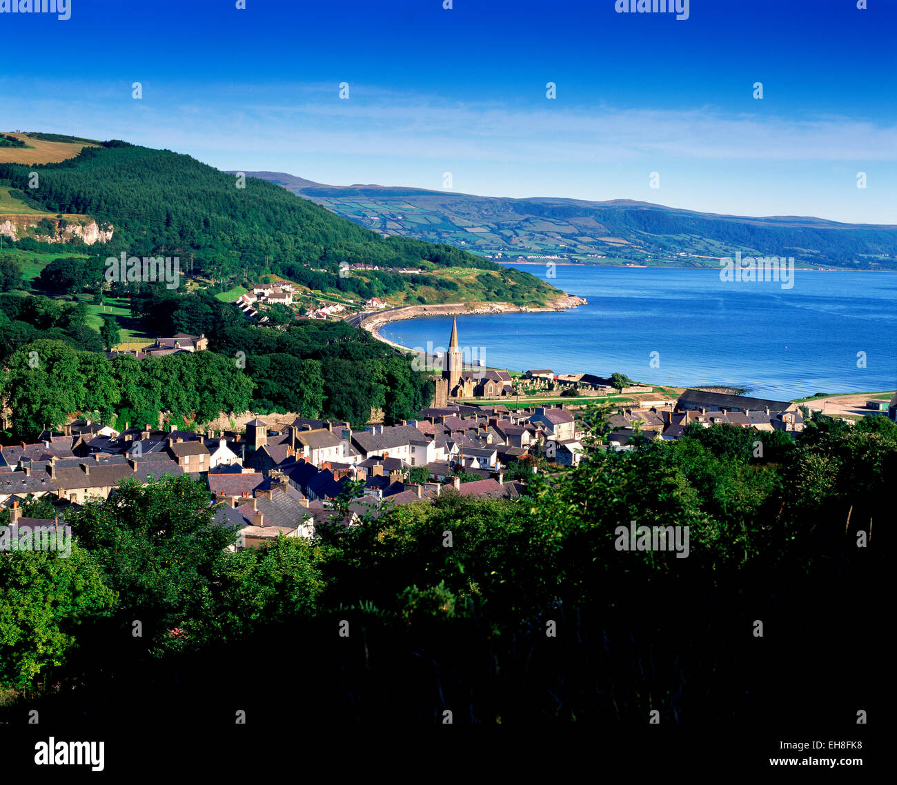 Glenarm, antrim Coast Co. Antrim, northern Ireland Stock Photo