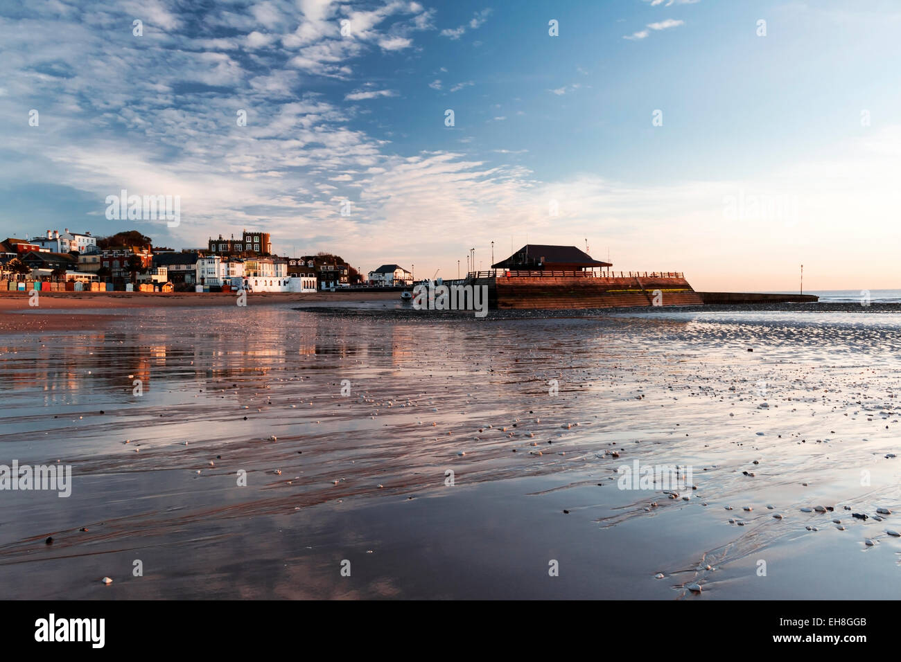 Viking bay, at low tide Stock Photo Alamy