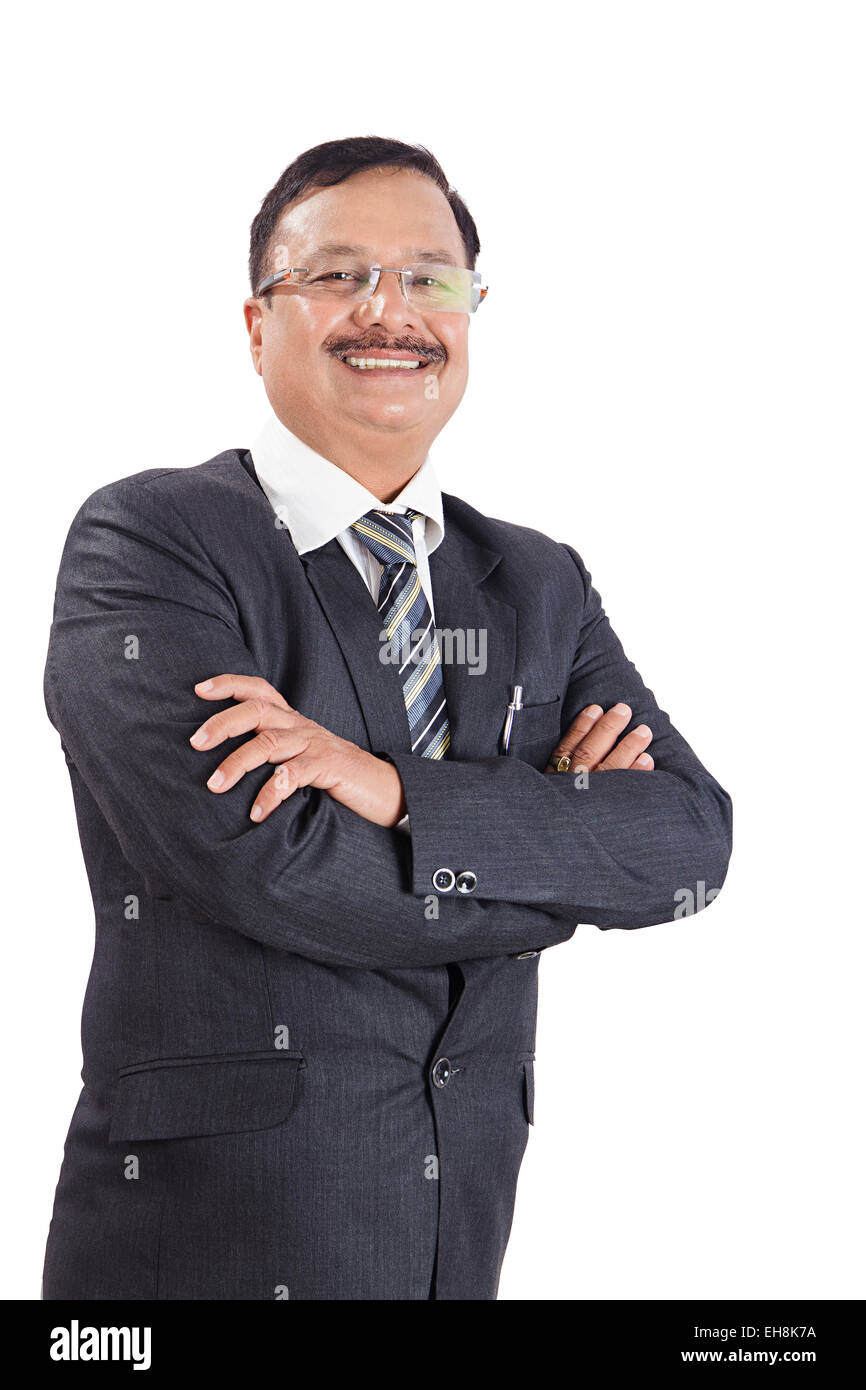 Indian Business Man Standing Pose Stock Photo Alamy