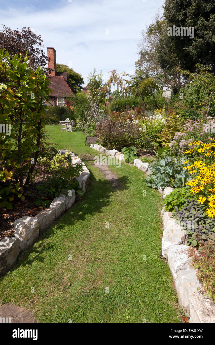 A view of the Secret Gardens at the Salutation, Sandwich Kent Stock