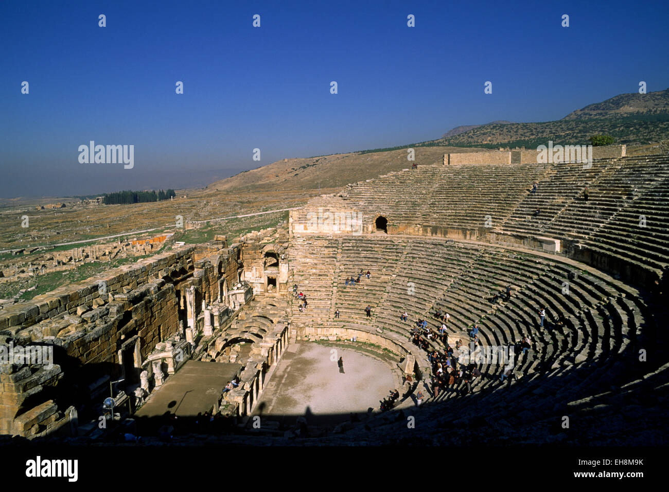 Turkey, Hierapolis, roman theatre Stock Photo