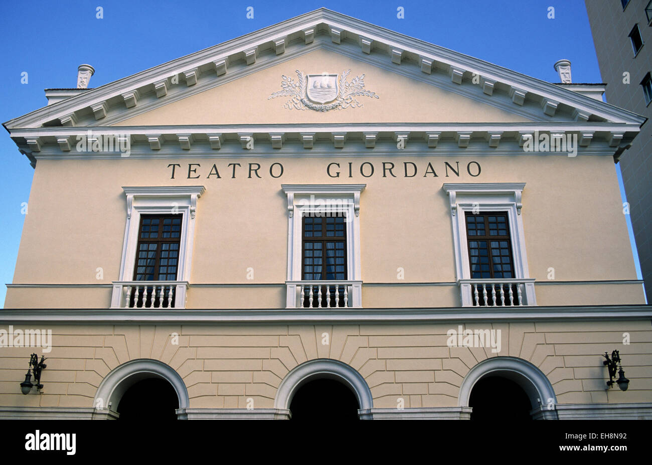 Italy, Puglia, Foggia, theatre Stock Photo