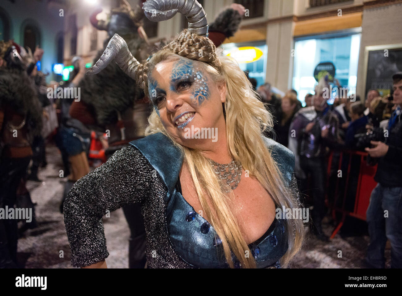 Sitges Carnival 2015.  The Sitges Carnival is known as one of the greatest in Spain. This year the carnival will be held from Fe Stock Photo