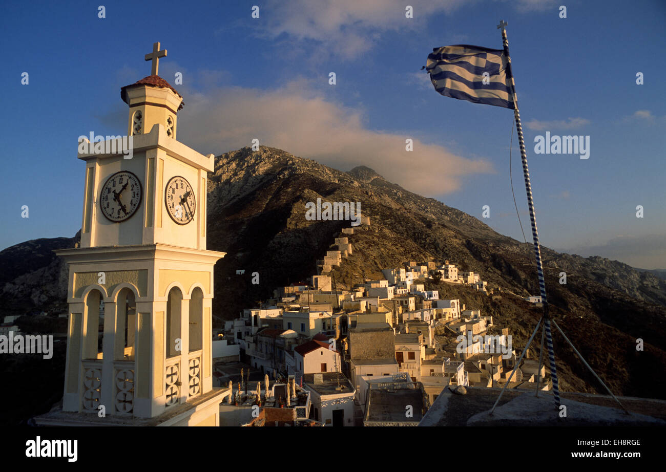 Greece, Dodecanese Islands, Karpathos, Olympos Stock Photo