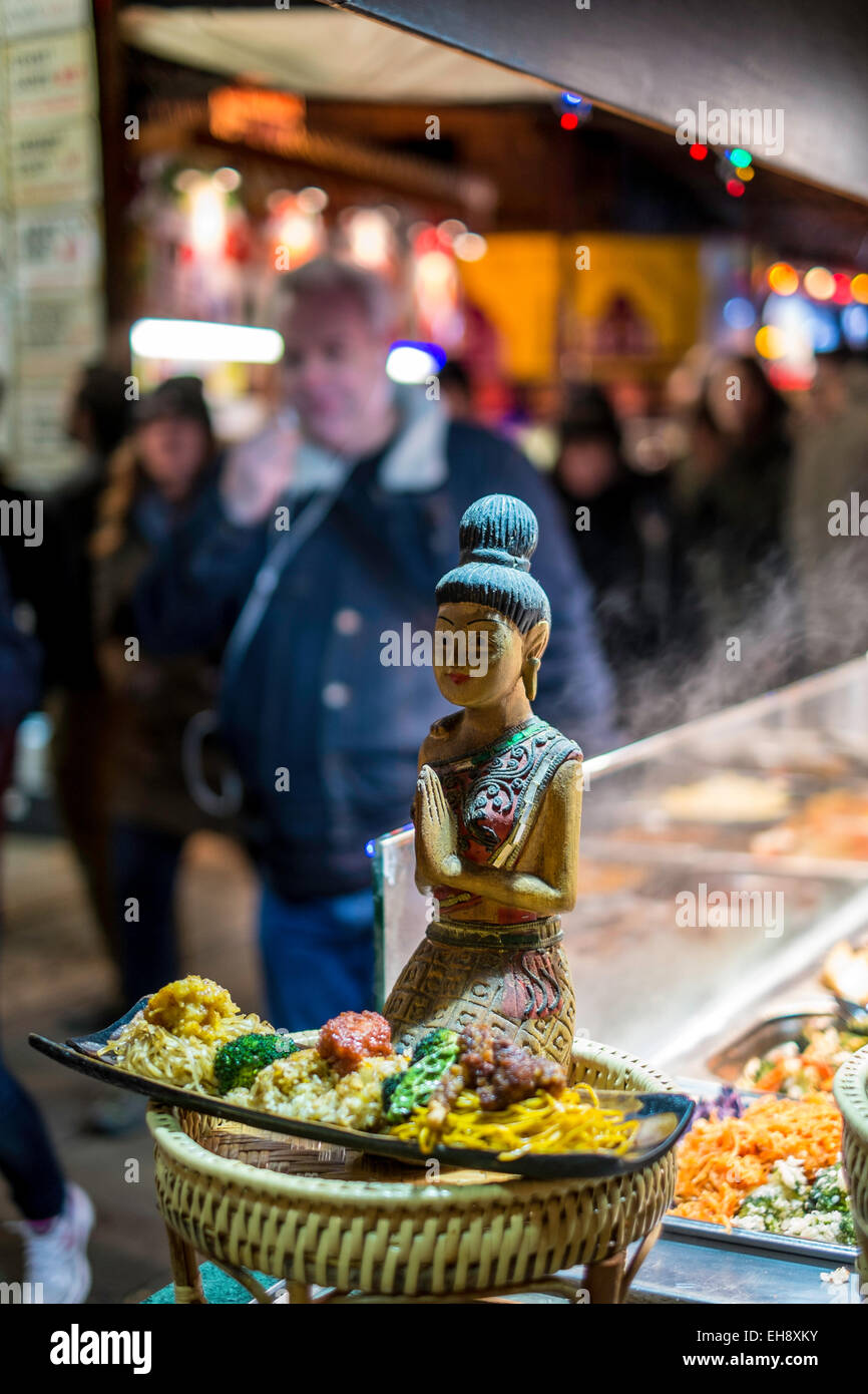 Asian food stall, Camden, London, United Kingdom Stock Photo Alamy