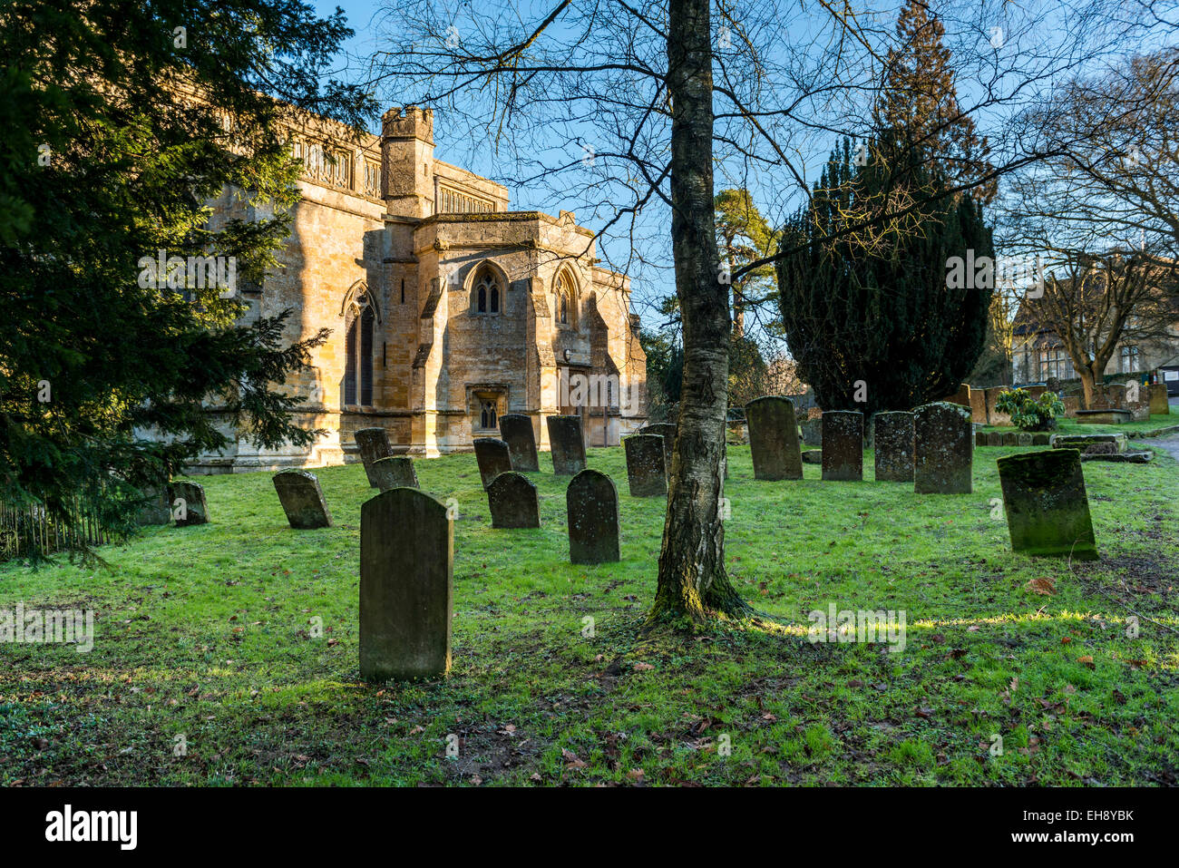 St Mary's is an Anglican Church in the Oxfordshire market town of Chipping Norton in th heart of the Cotswolds Stock Photo