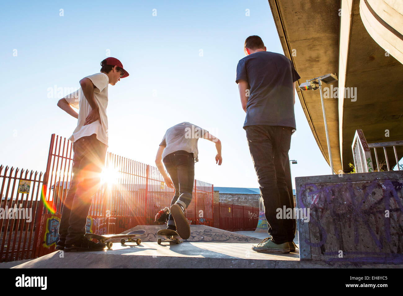 Skate Park, Belfast, Northern Ireland Stock Photo