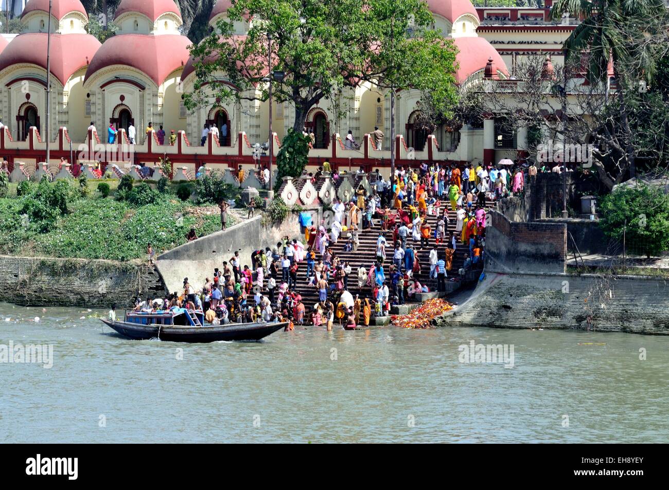 Kalkutta; Dakshineswar Kali Temple Stock Photo