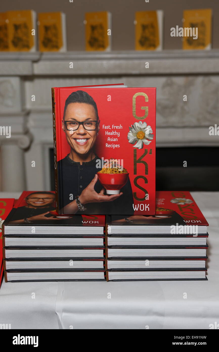 Gok Wan discusses his cookbook 'Gok Cooks Chinese' Featuring: Atmosphere Where: London, United Kingdom When: 05 Sep 2014 Stock Photo