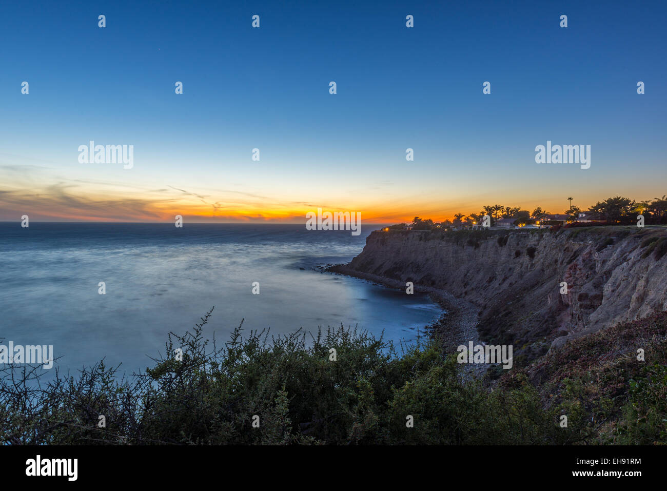 California Coast Cliffs Stock Photo