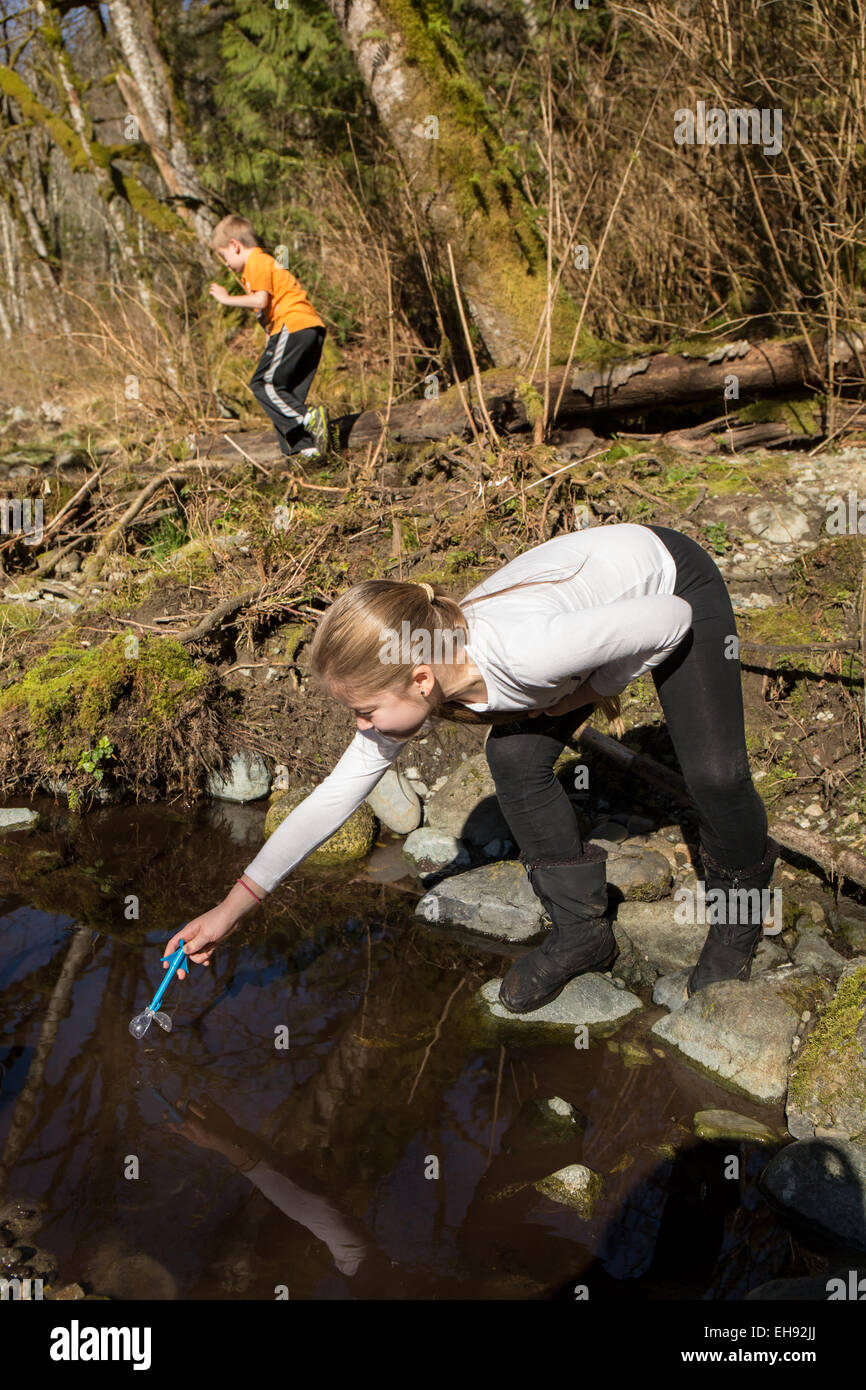 Children Looking For Insects High Resolution Stock Photography and ...