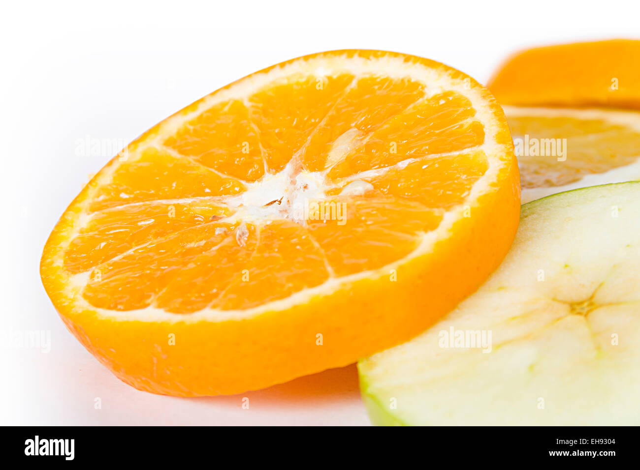 Close up slice orange fruits hi-res stock photography and images - Alamy