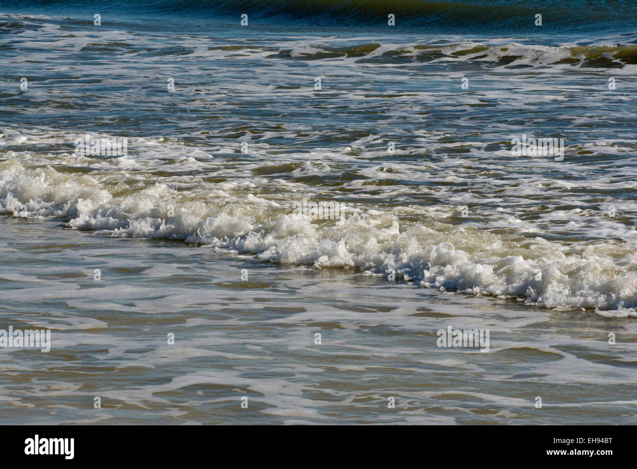 Waves on Okaloosa Island. Stock Photo