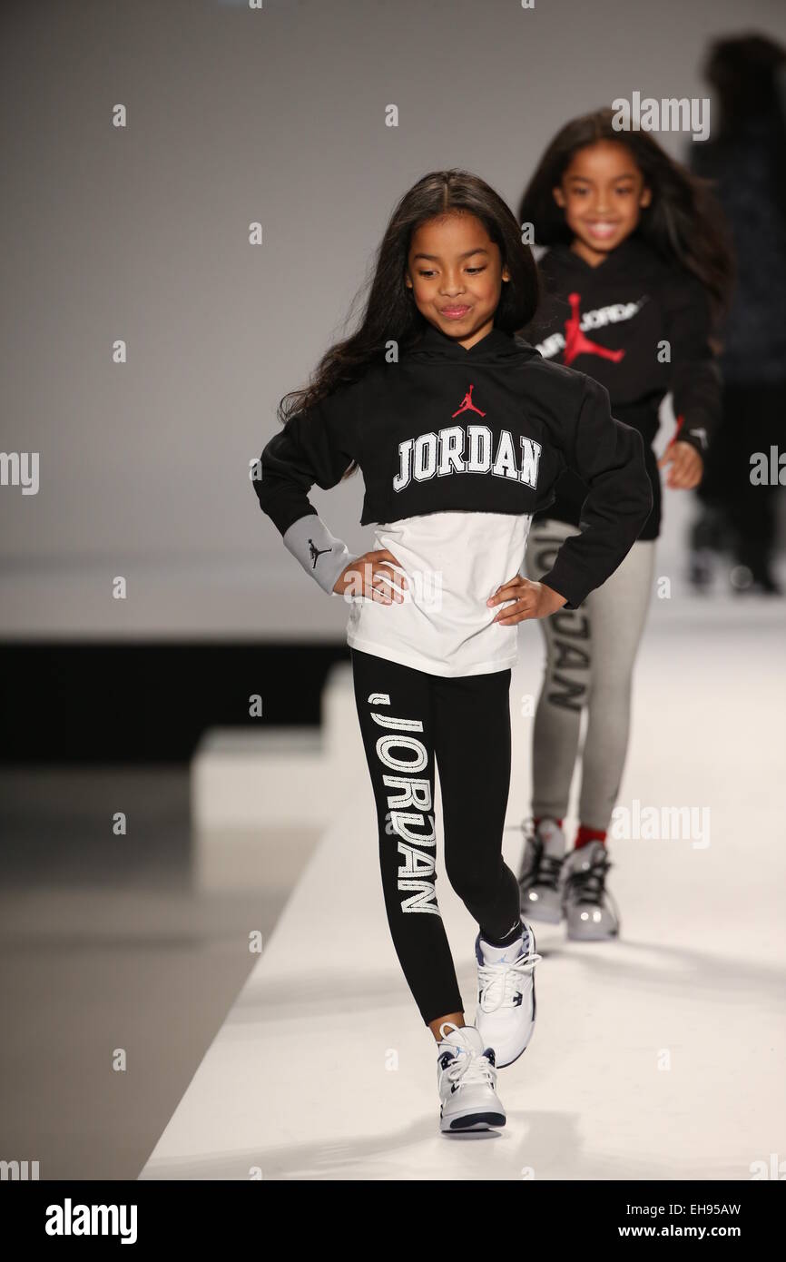 Child models walk the runway at the Nike Levi's Kids fashion show during  Mercedes-Benz Fashion Week Fall 2015 Stock Photo - Alamy