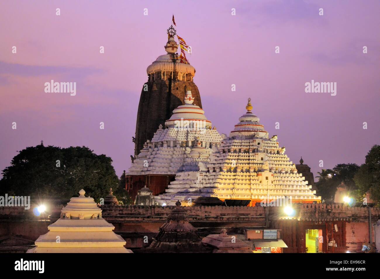 Jagannath Temple in Puri, Orissa, India. Stock Photo