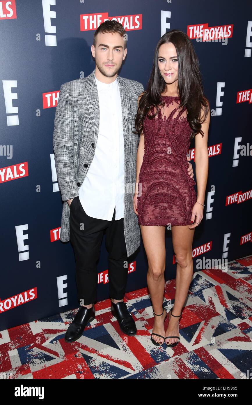 New York, NY, USA. 9th Mar, 2015. Tom Austen, Alexandra Park at arrivals  for THE ROYALS Series Premiere on E!, The Top of The Standard, New York, NY  March 9, 2015. Credit: