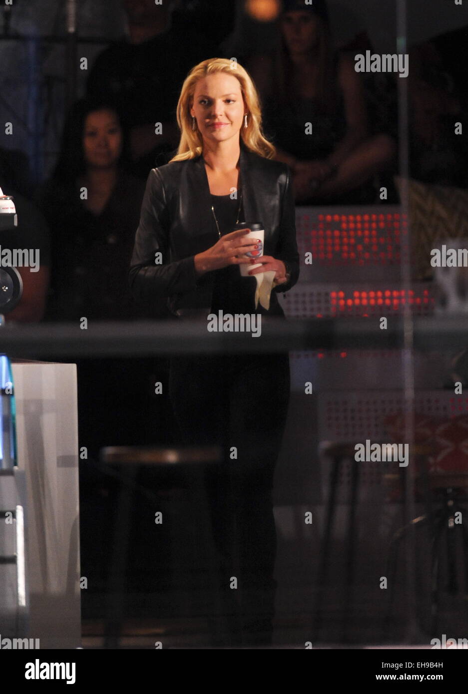 Katherine Heigl Filming Late Night Scenes For Her New Show State Of