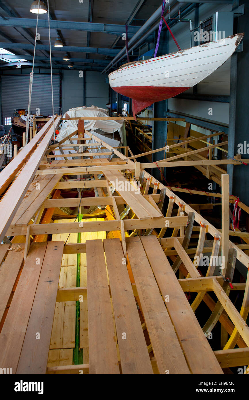 Interior of a carpenter's shipwright Stock Photo