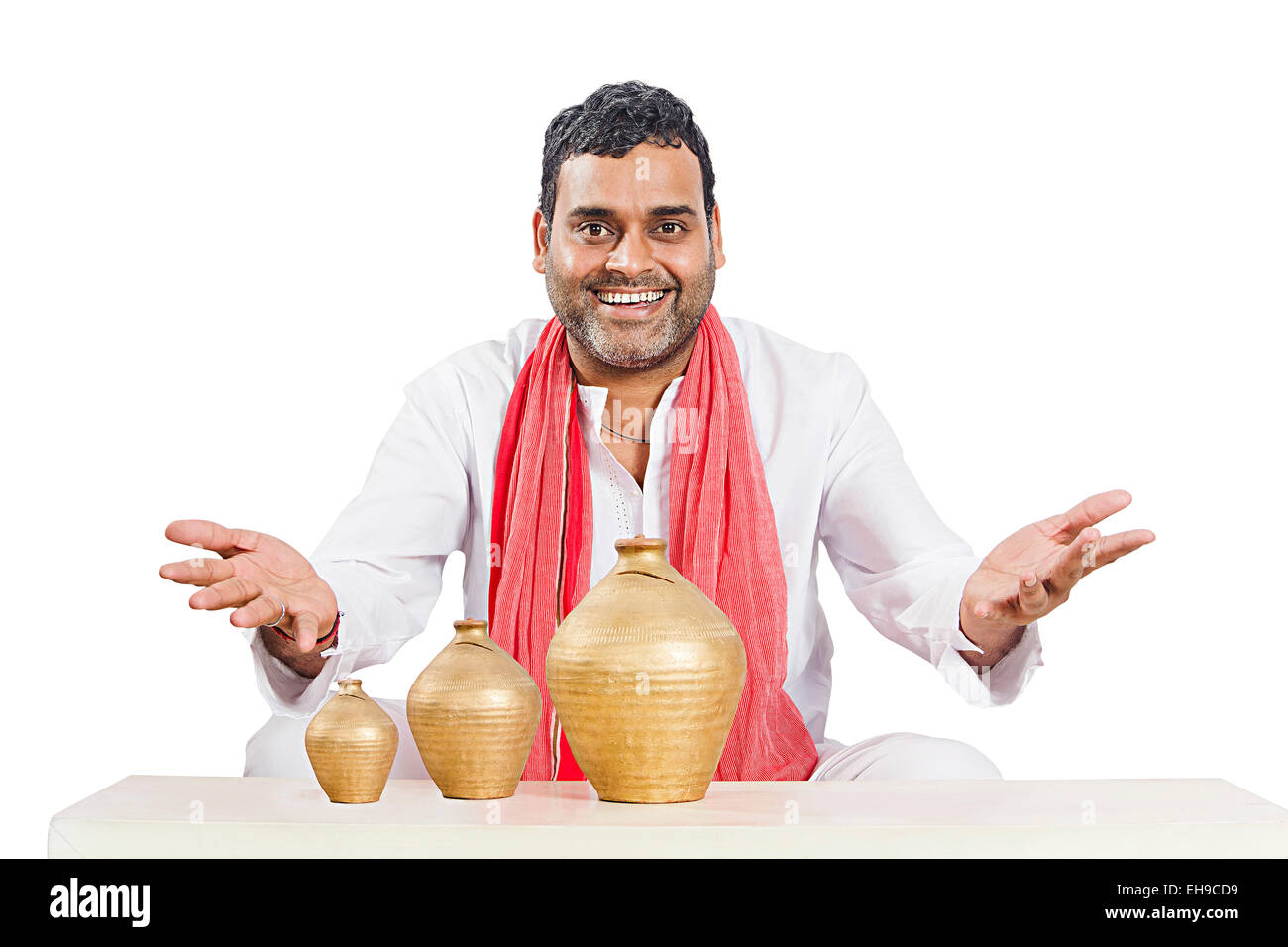 1 indian Rural Farmer Saving Money Piggy Bank Stock Photo - Alamy