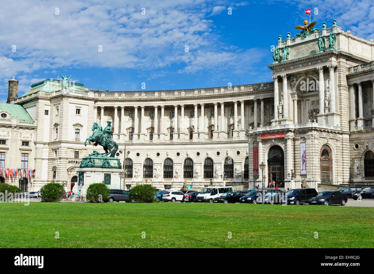 The exterior of the Hofburg Palace, Vienna, Austria. Stock Photo