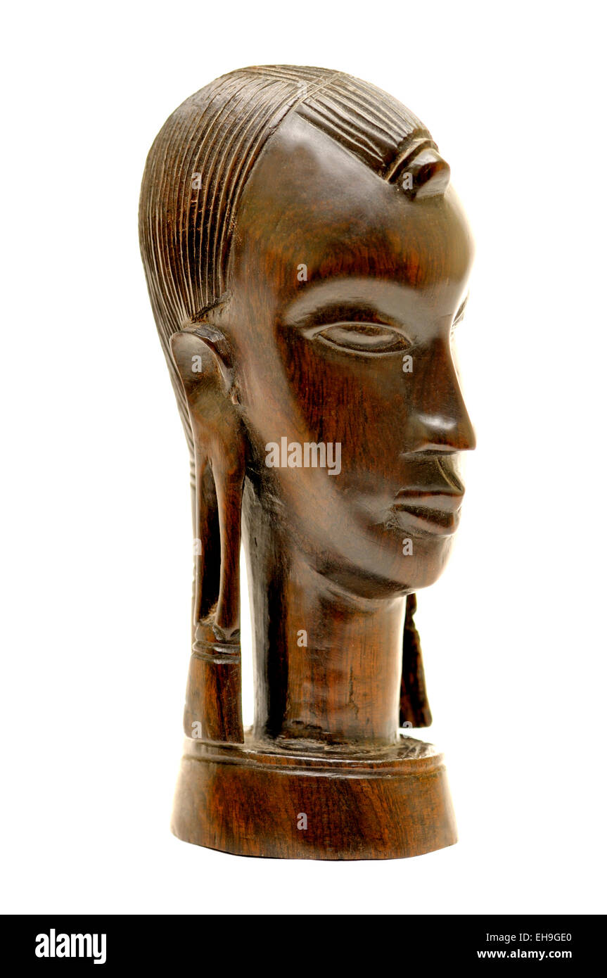 Hand Carved Kenyan Soapstone Bust glwec.in