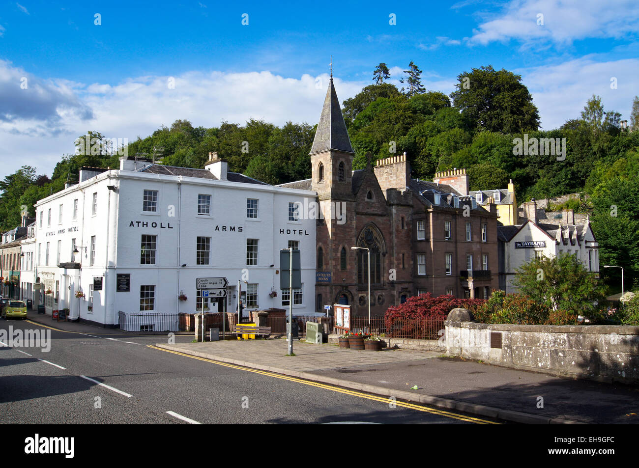 Atholl Arms Hotel, Dunkeld, Perthshire, Scotland Stock Photo Alamy