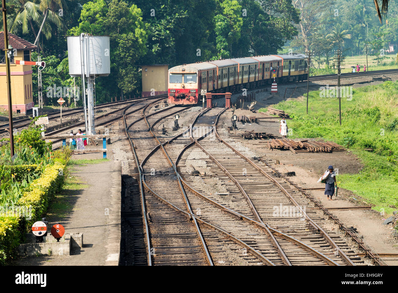 Rambukkana railway station Sri Lanka Asia Stock Photo Rambukkana railway station Sri Lanka Asia Stock Photo