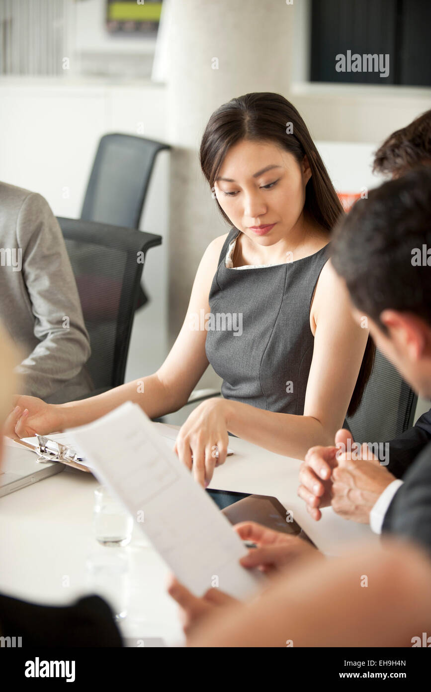 Corporate man woman meeting hi-res stock photography and images - Alamy