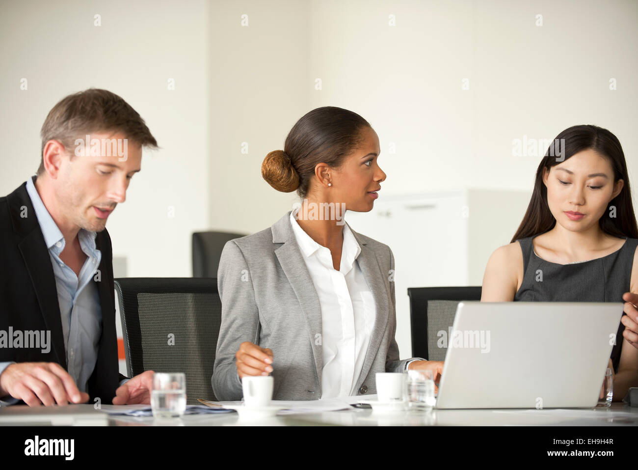 Executives in meeting Stock Photo