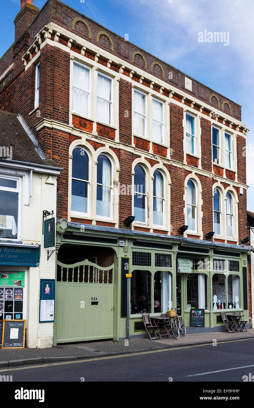 The Tall Green House, a coffee shop in Burnham on Crouch in Essex Stock