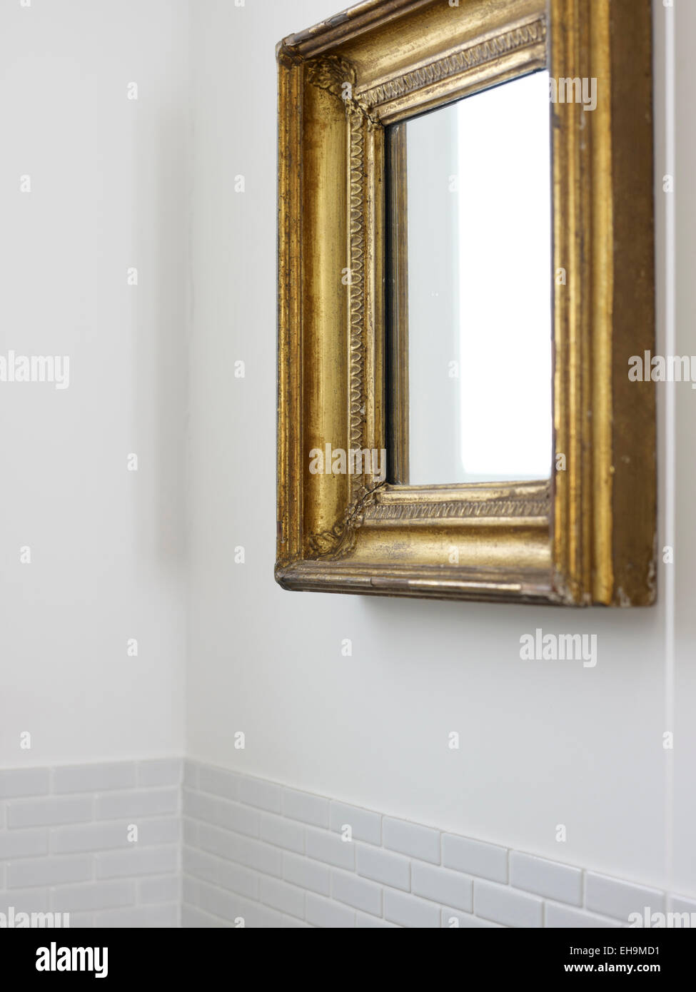 Mirror with gilt frame, residential house, Port Hall Street, Brighton